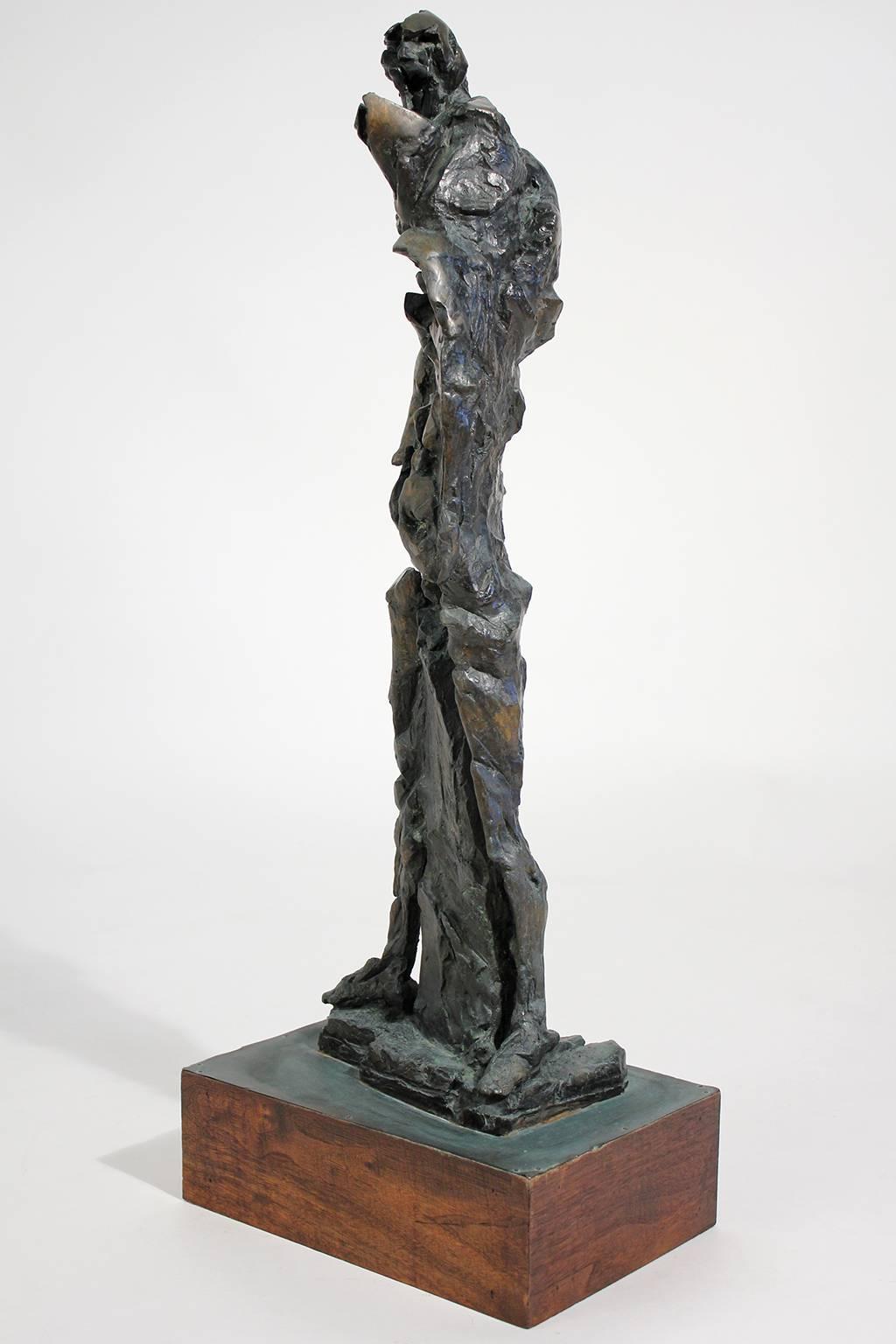 Large Abstract Figural Bronze Sculpture In Excellent Condition In San Diego, CA