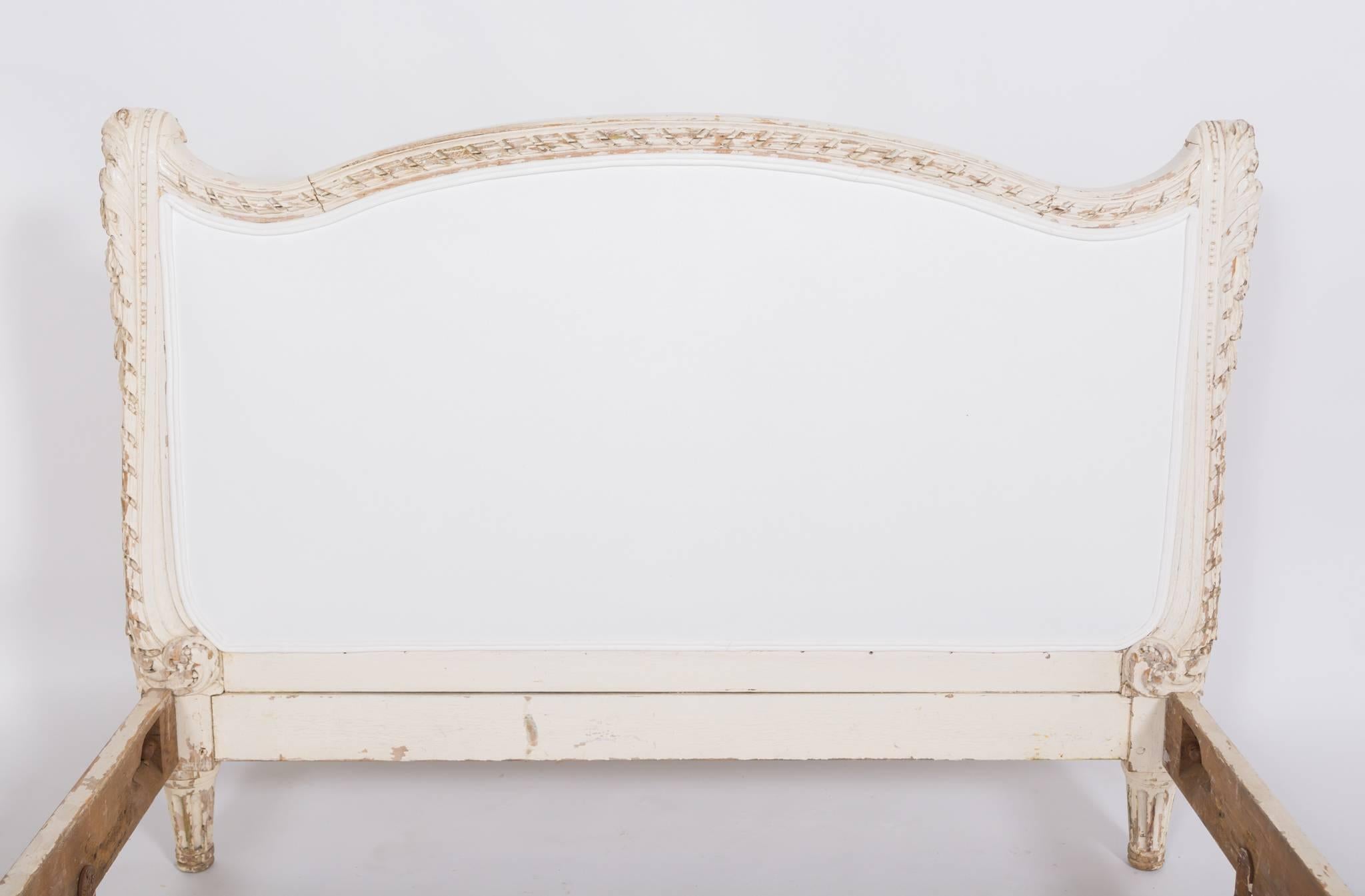 Painted Antique French Bed
