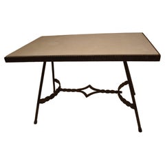 Iron Base Coffee Table