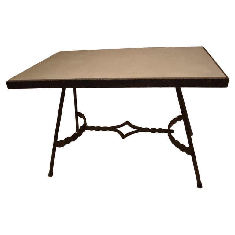 Iron Base Coffee Table For Sale at 1stDibs