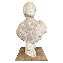 18th Century Italian Roman Emperor Marble Bust