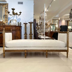 19th Century Louis XVI gilded Daybed