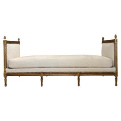 19th Century Louis XVI gilded Daybed