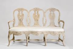 Swedish Rococo Bench