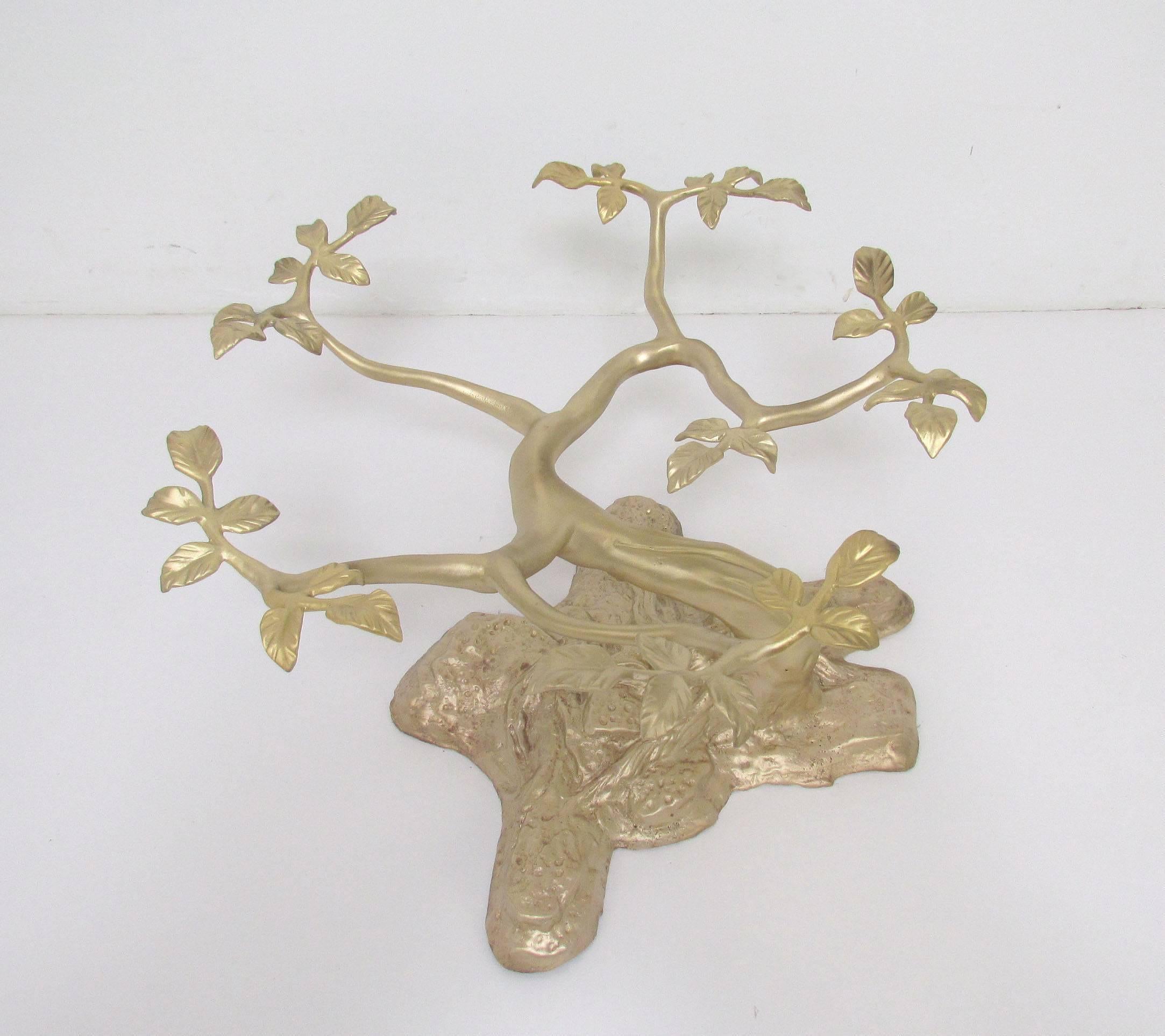 Late 20th Century Cast Bronze Bonsai Tree Coffee Table in the Manner of Willy Daro