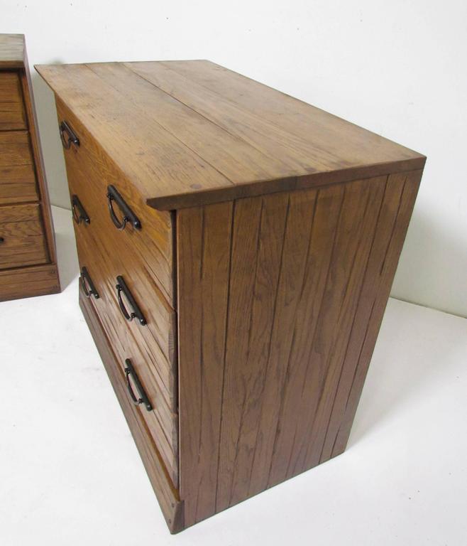 Pair Of Ranch Oak Dressers By A Brandt Furniture Co Circa 1960s