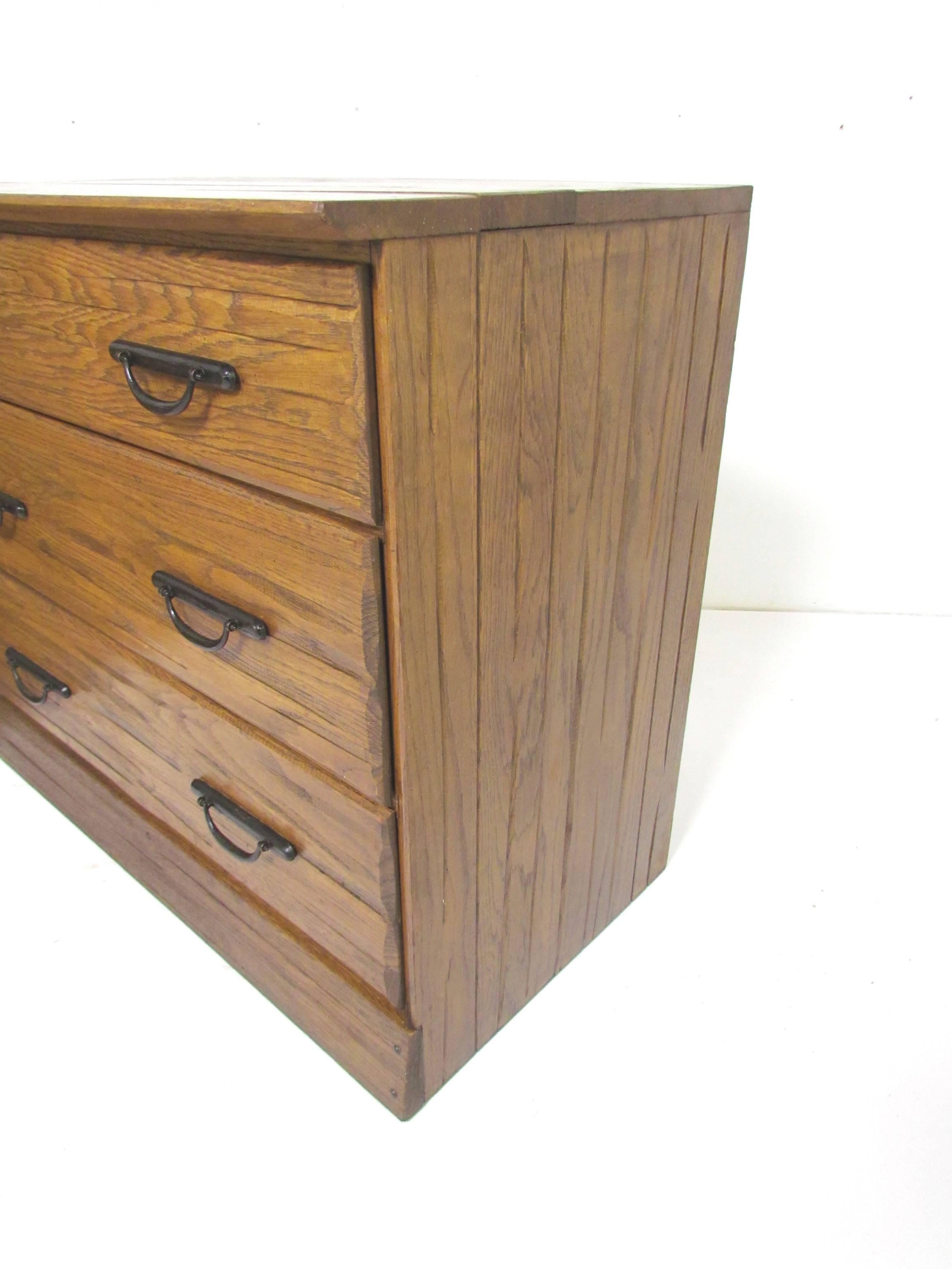 Rustic Pair of Ranch Oak Dressers by A. Brandt Furniture Co. circa 1960s