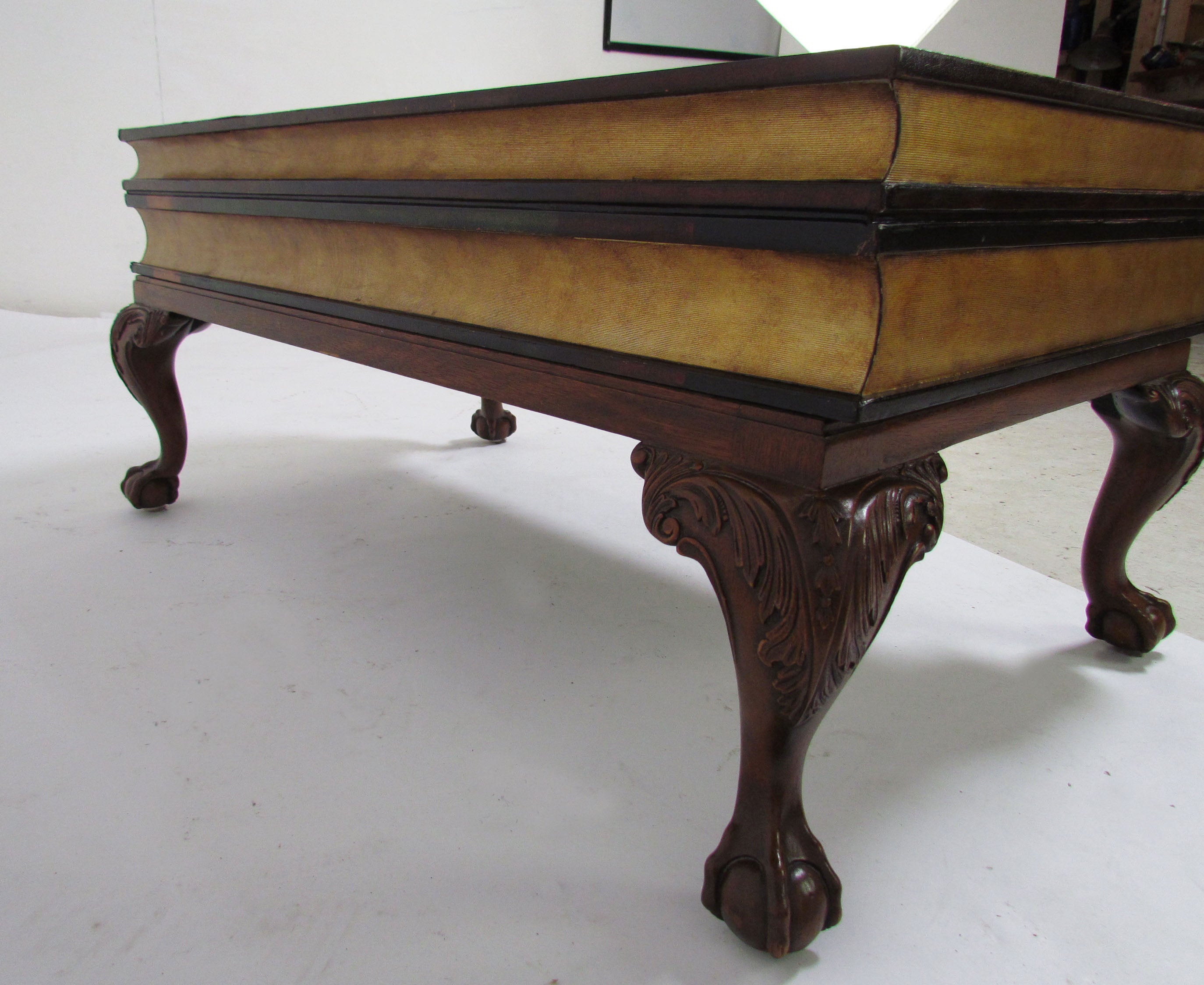 Maitland Smith Stacked Leather Book Form Coffee Table At 1stdibs