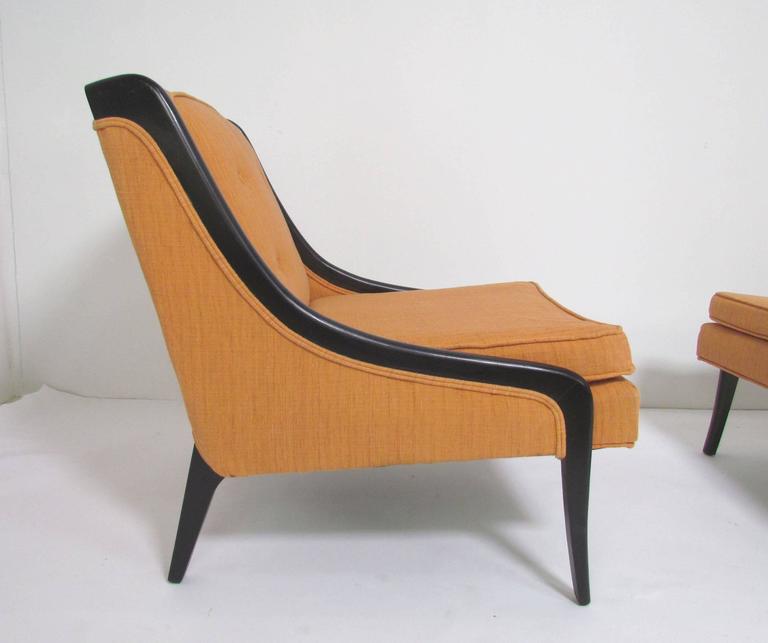 Pair of MidCentury Lounge Chairs in Manner of Harvey Probber, circa