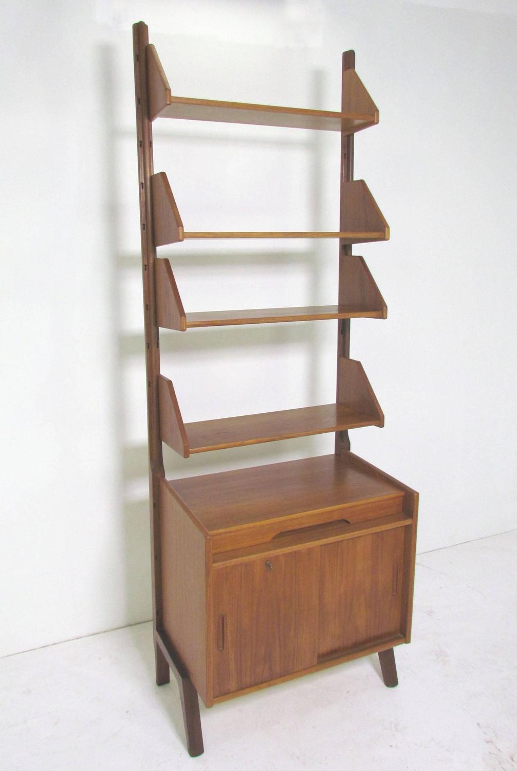 Unique Free Standing Wall Shelves with Electrical Design