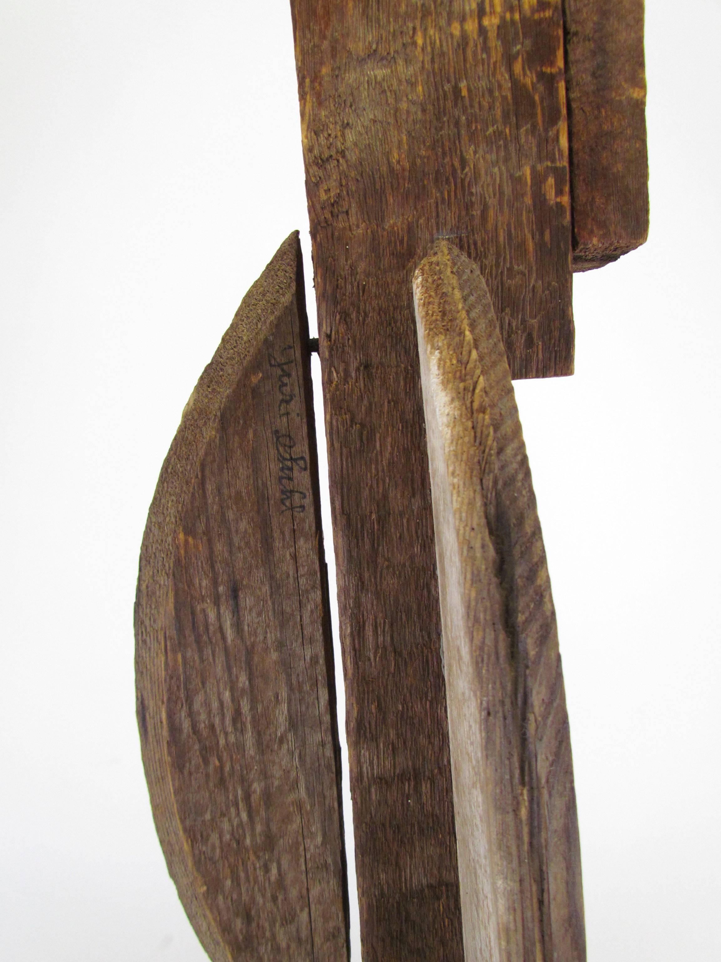 Driftwood Found Wood Folk Art Sculpture by Yuri Suhl, circa 1970s