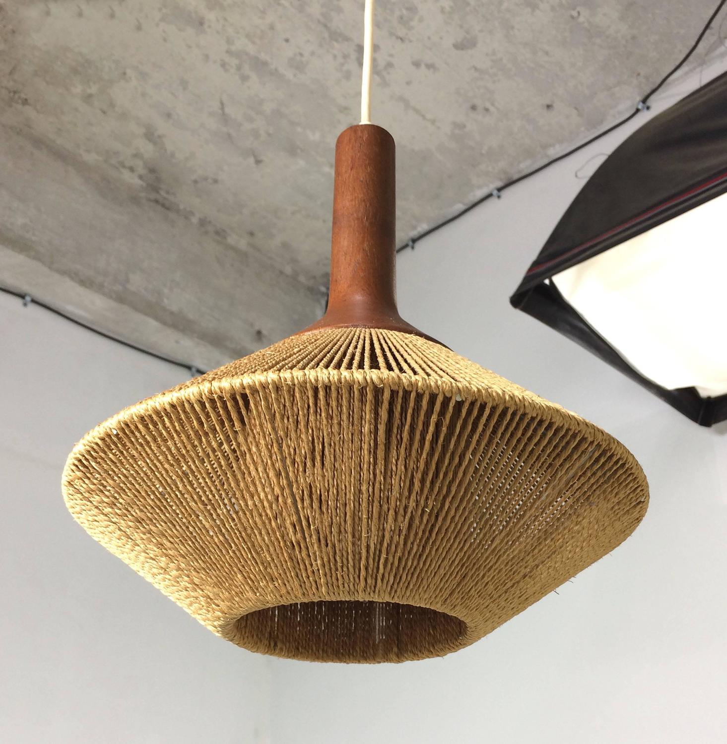 Jute Pendant Light
