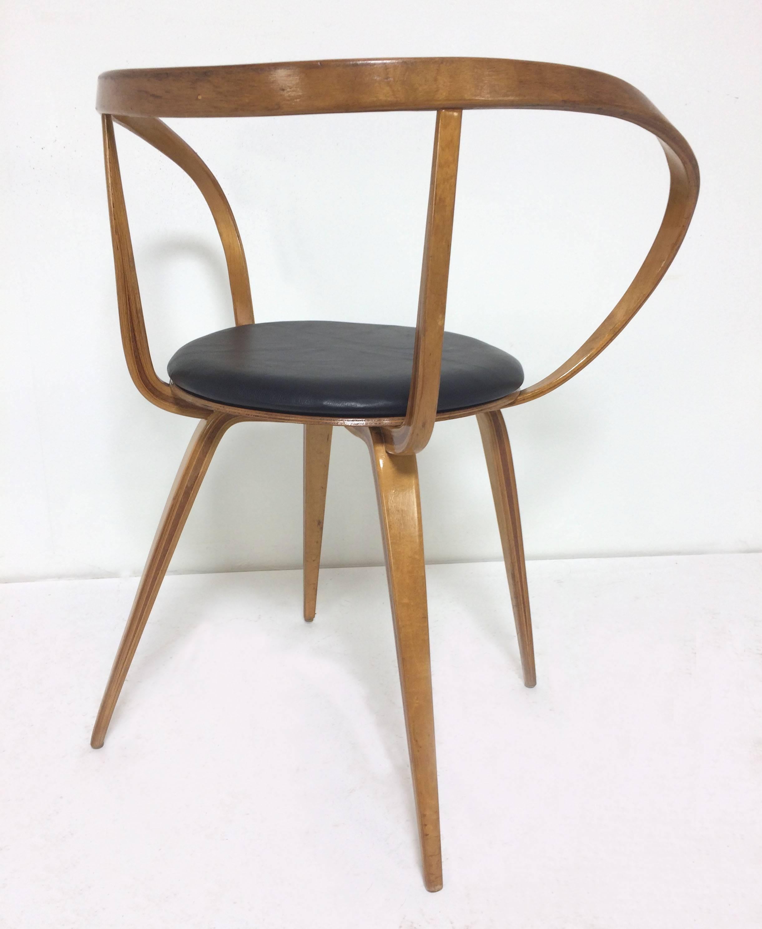 Mid-Century Modern George Nelson Pretzel Chair for Herman Miller, circa 1950s