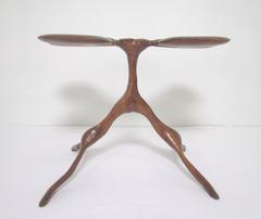 Andrew J. Willner American Studio Craft Modernist Table, Dated 1973
