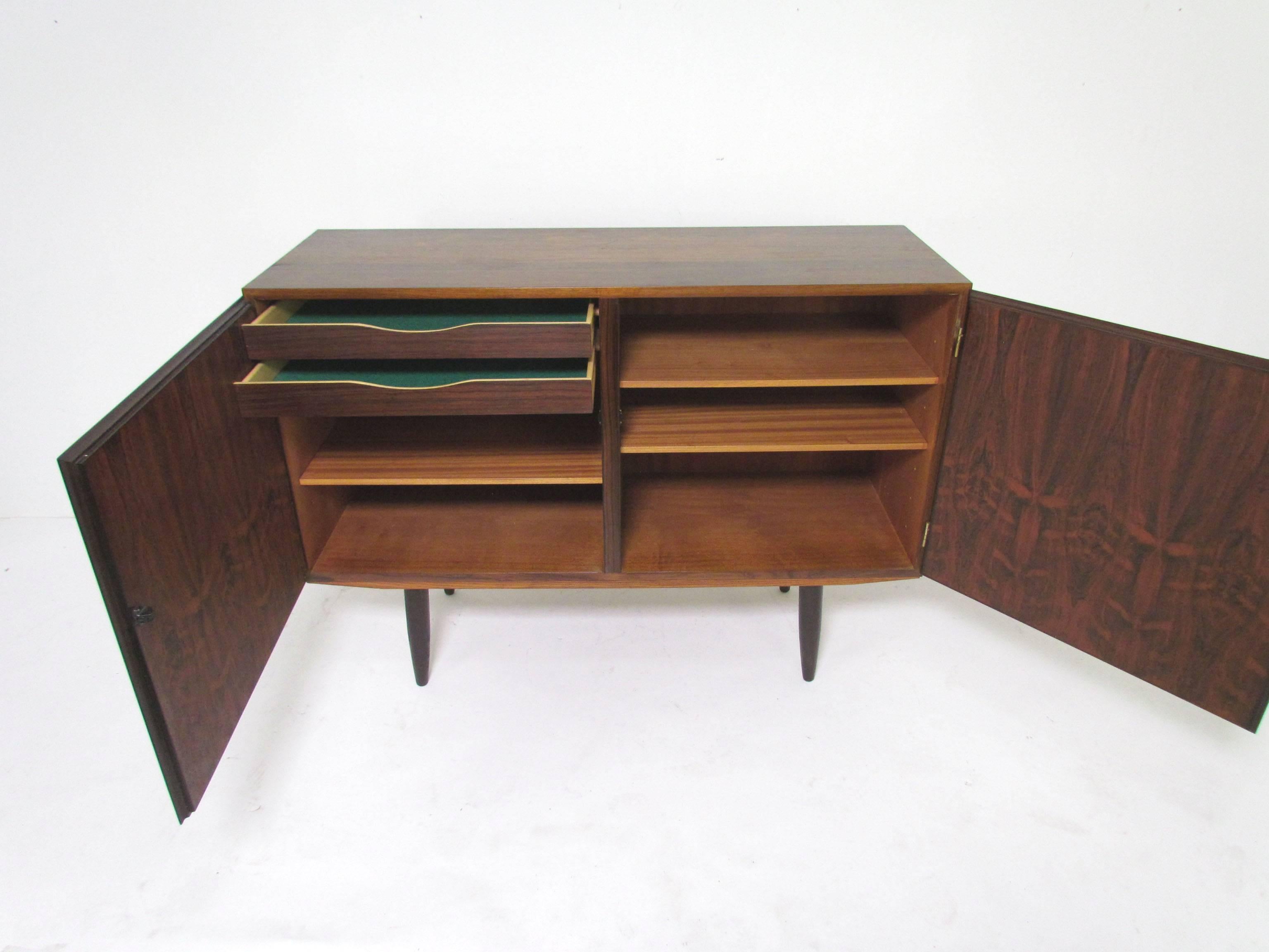 Omann Jun Danish Rosewood Media Credenza, circa 1960s 2