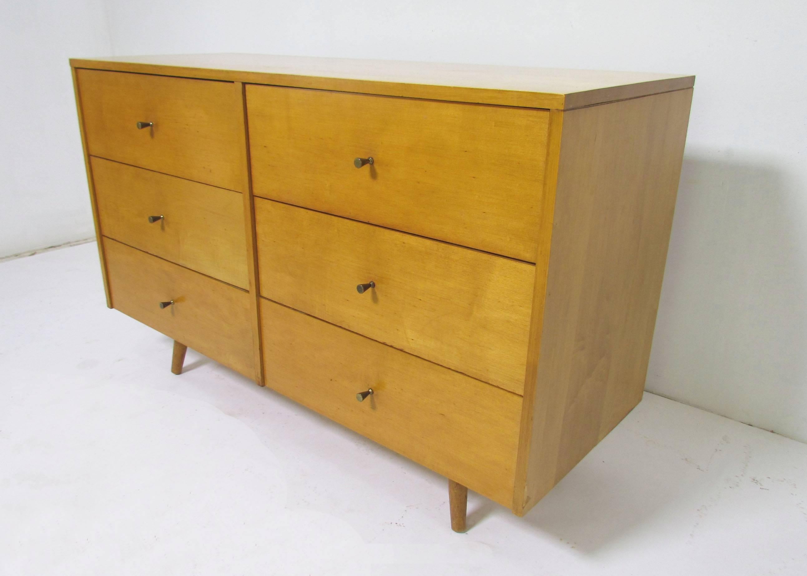 American Paul McCobb Planner Group Six-Drawer Dresser, circa 1950s