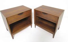 Pair of Mid-Century Modern Nightstands by Merton Gershun for Dillingham Eclipse