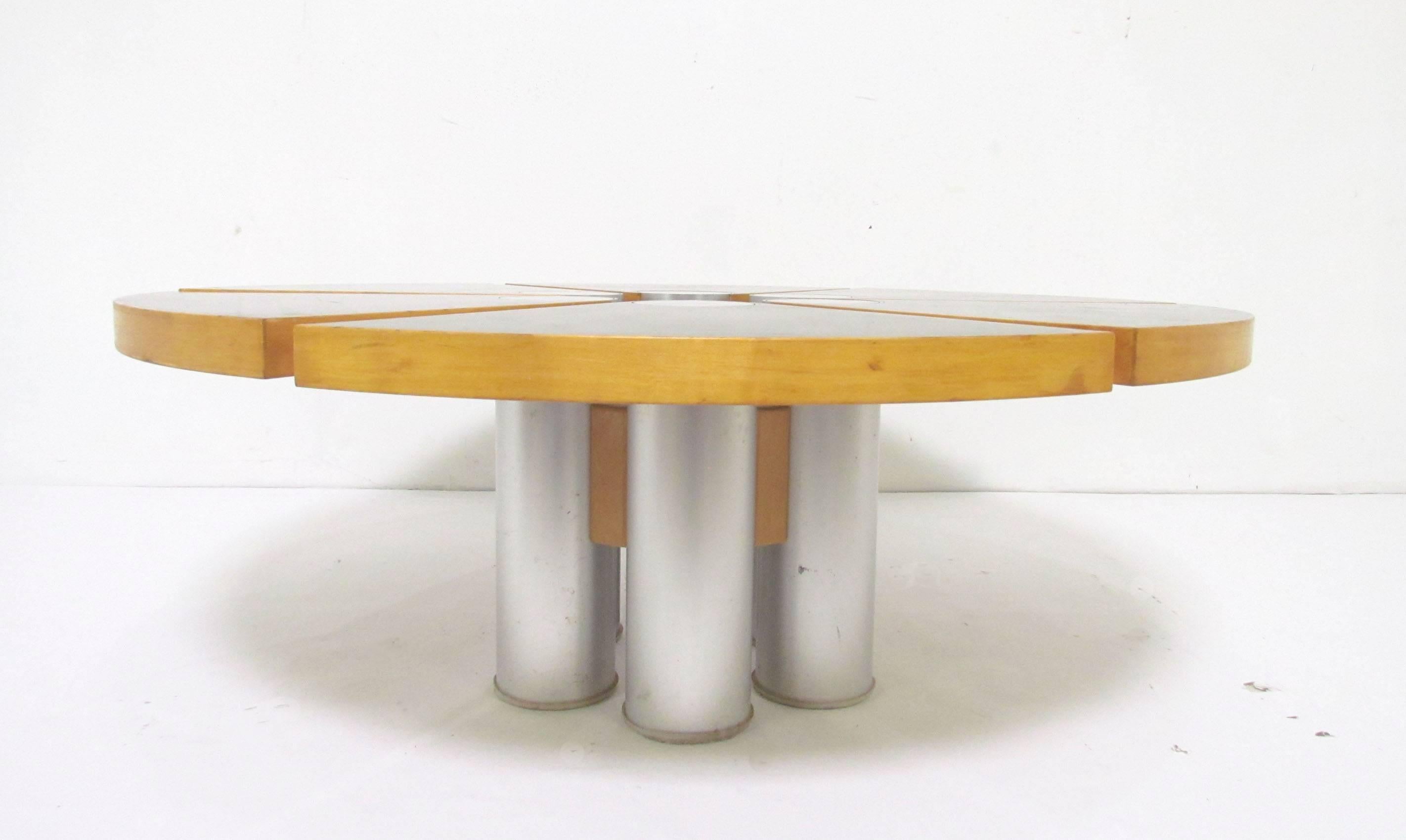 British Rare Studio Craft Midcentury Coffee Table by Desmond Ryan, circa 1970s