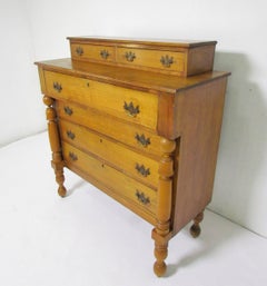 Antique American Sheraton Decktop Dresser from Salem, Massachusetts