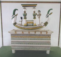 Hand Built Replica of a Tutankhamun Era Ship by Ramon Parga, circa 1940s