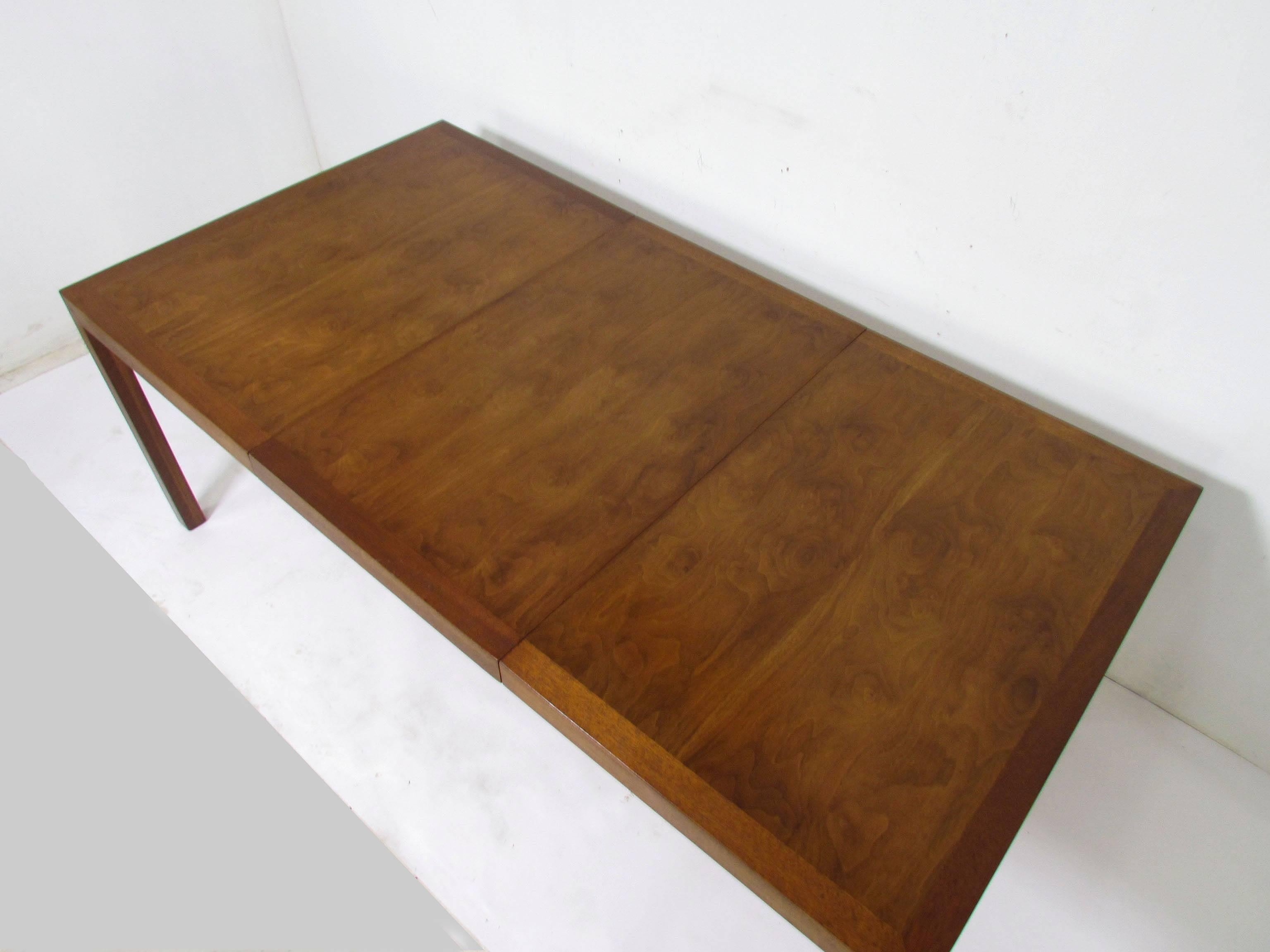 Edward Wormley Dunbar Parson's Style Dining Table, circa 1960s In Good Condition In Peabody, MA