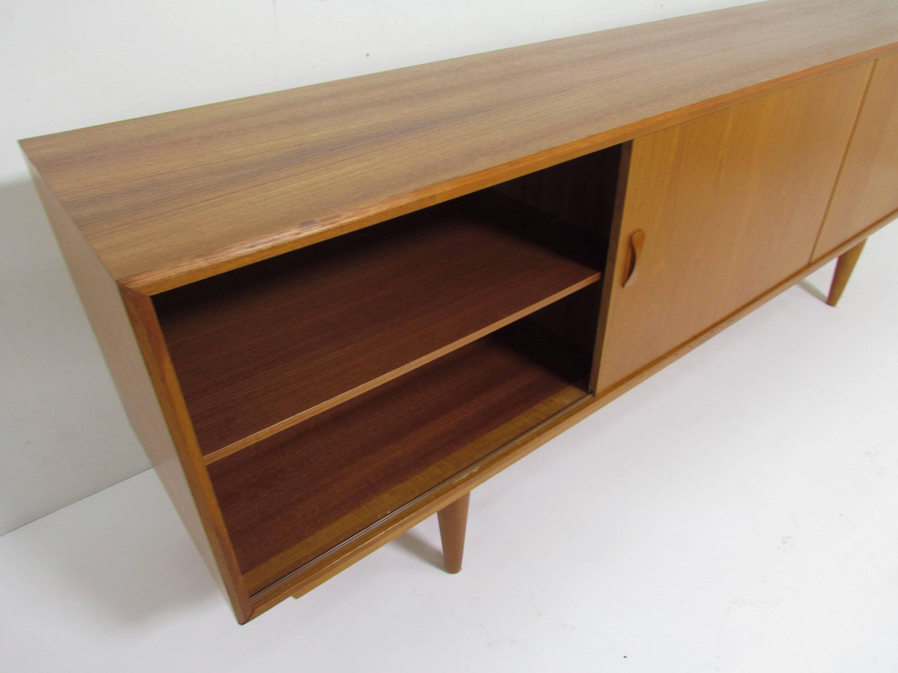 Danish Teak Credenza by Clausen & Søn, circa 1960s 4