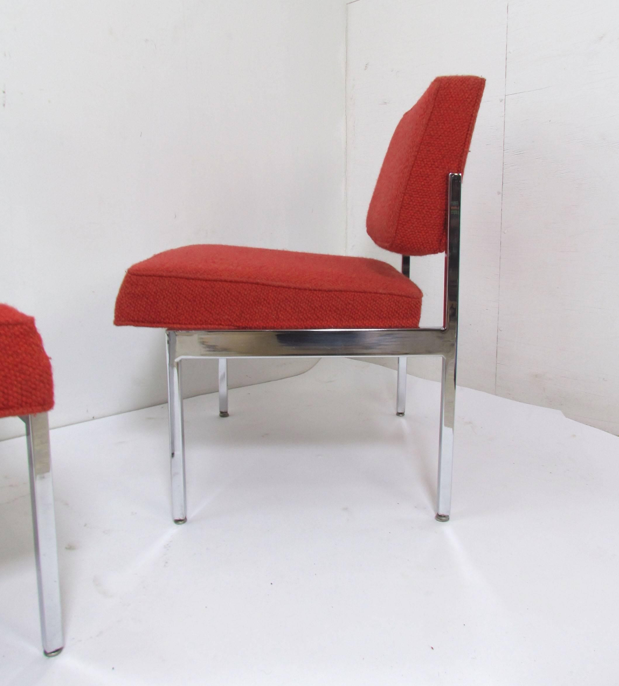 Steelcase Loveseat and Pair of Lounge Chairs Suite, circa 1960s 1