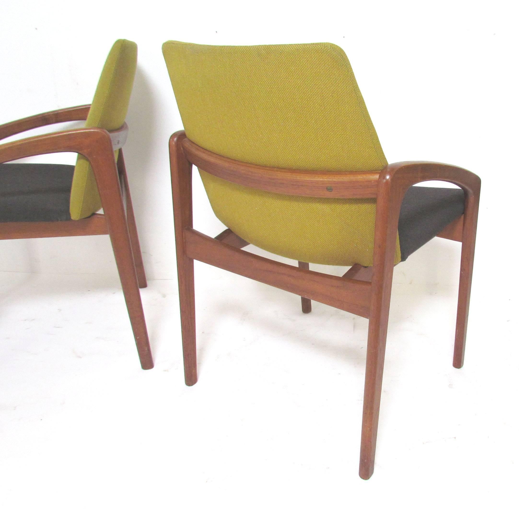 Mid-20th Century Set of Six Danish Teak Dining Chairs by Kai Kristiansen