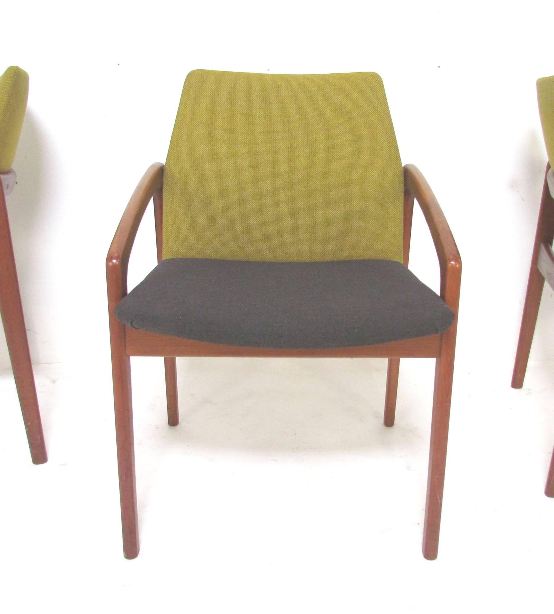 Set of Six Danish Teak Dining Chairs by Kai Kristiansen 2