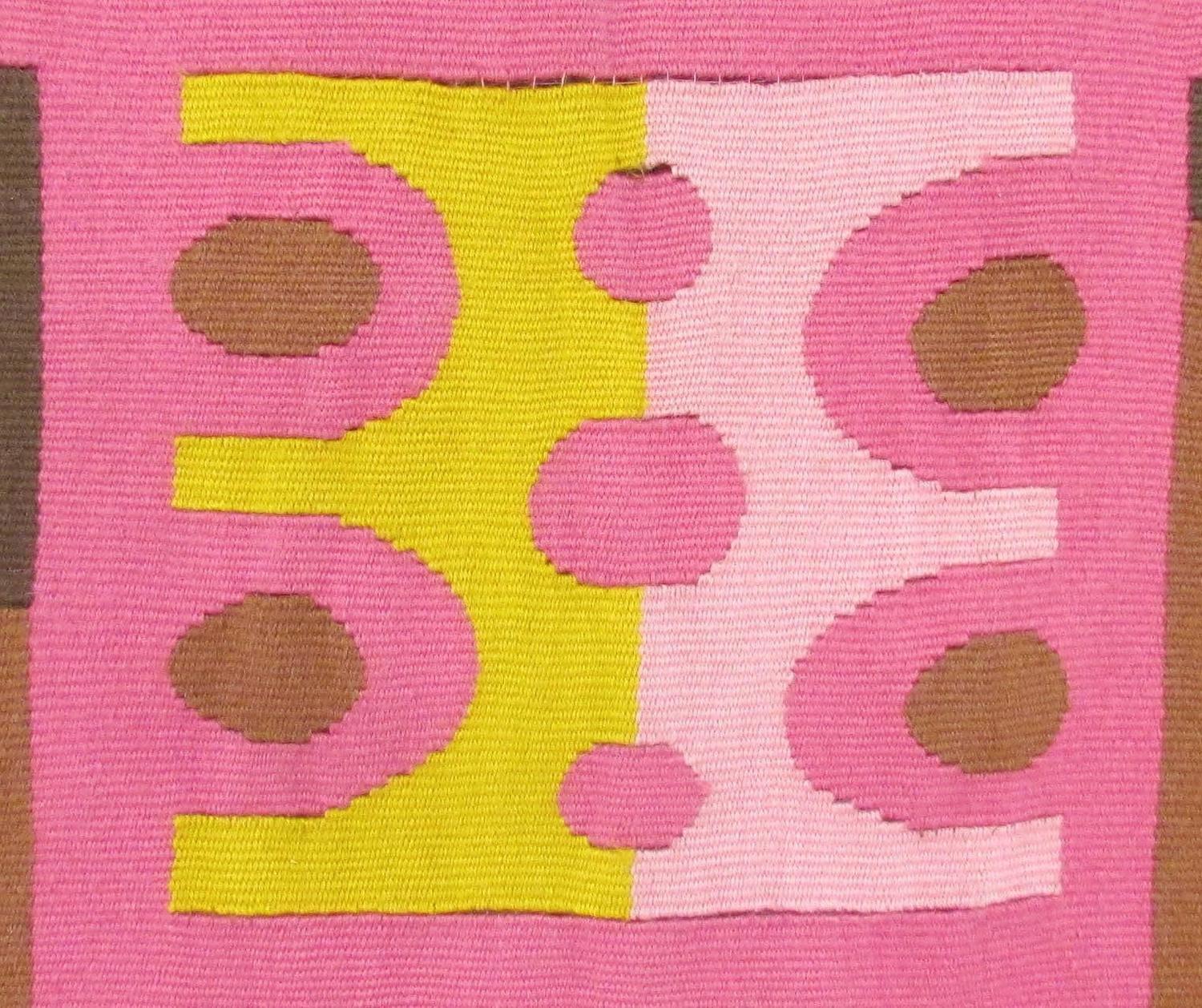 MidCentury Modern Textile Art Handweaving in Manner of Alexander