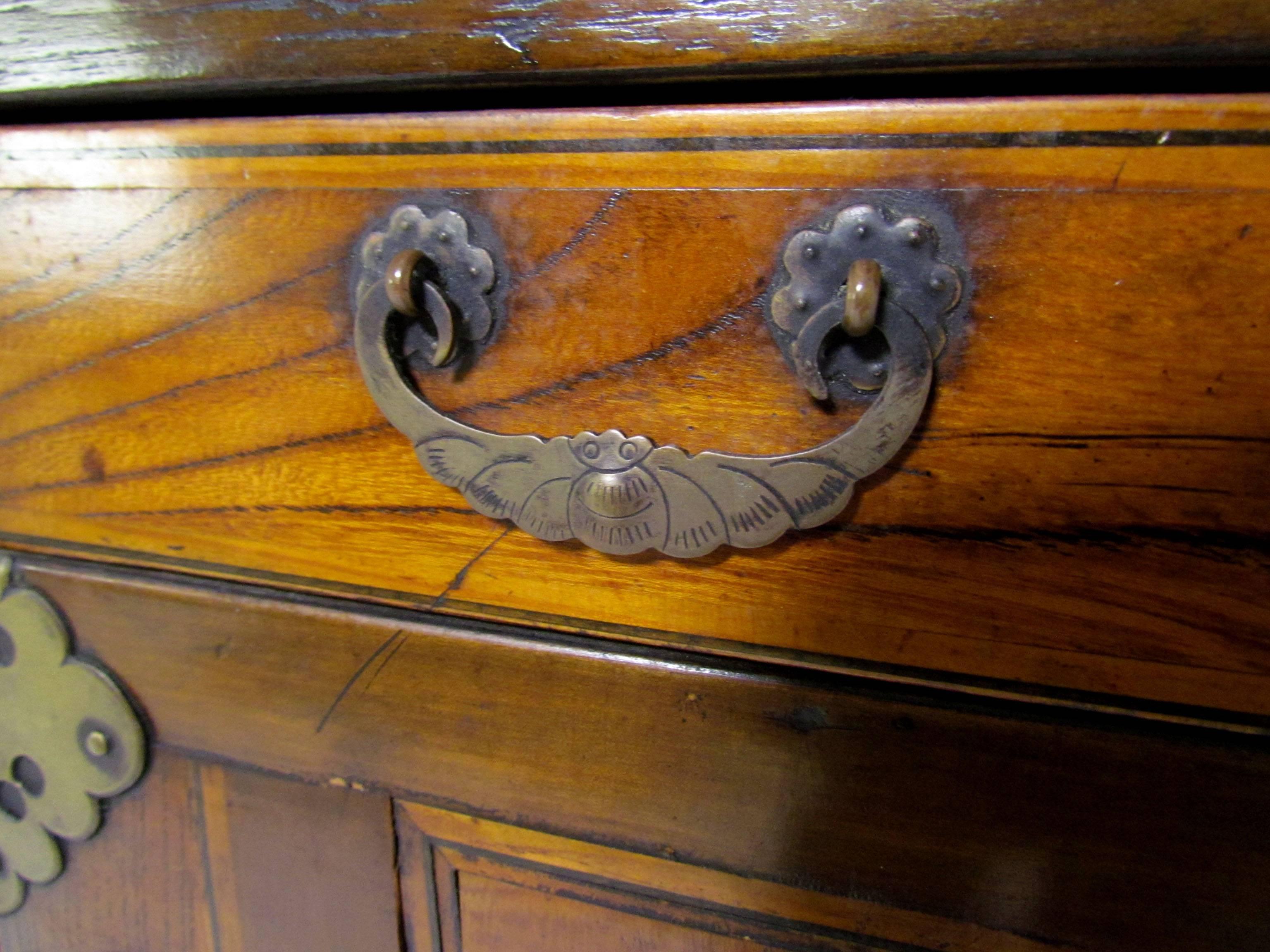 antique korean bandaji chest