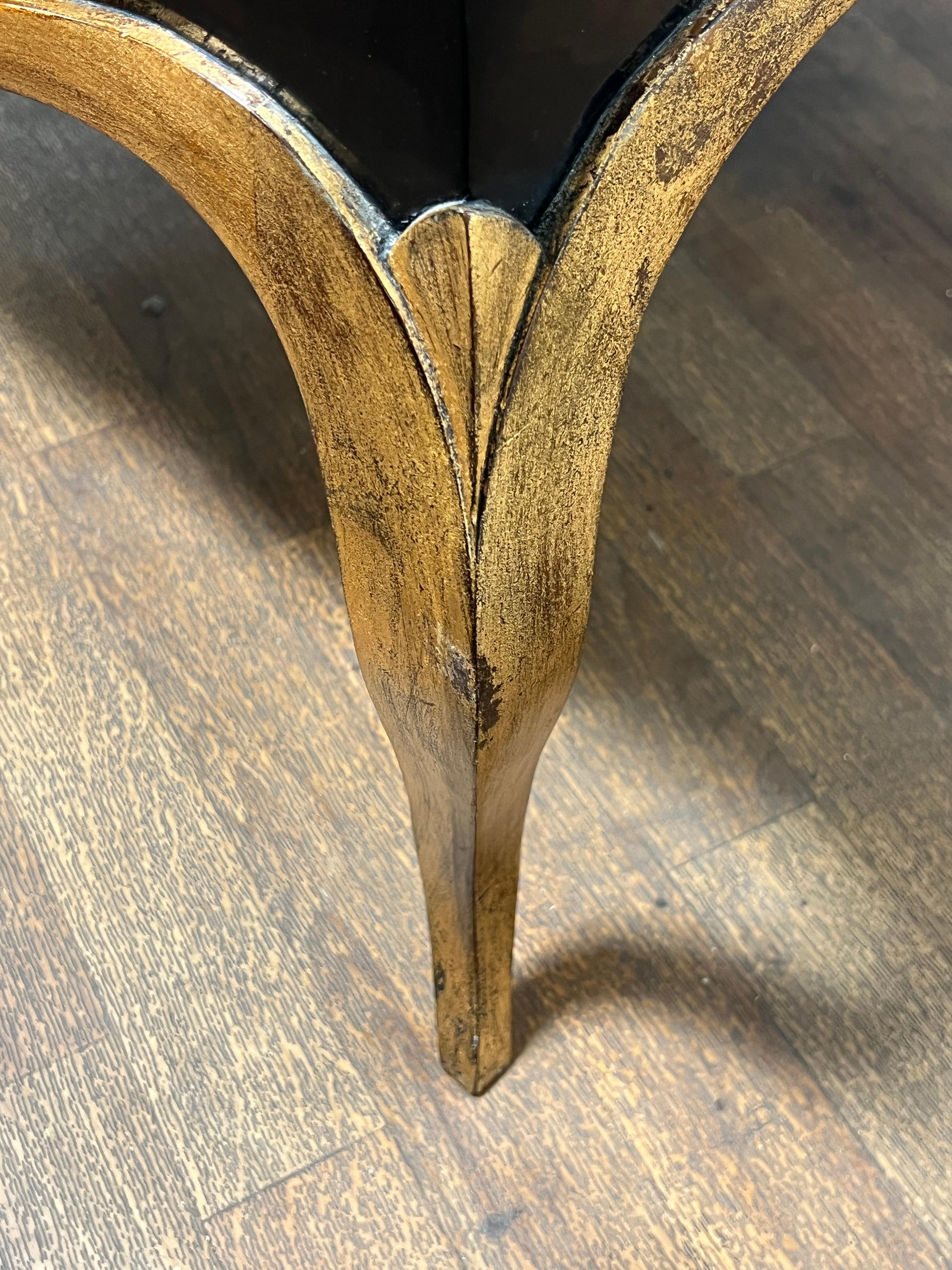 Late 20th Century Christopher Guy Lacquered and Gilt Coffee 