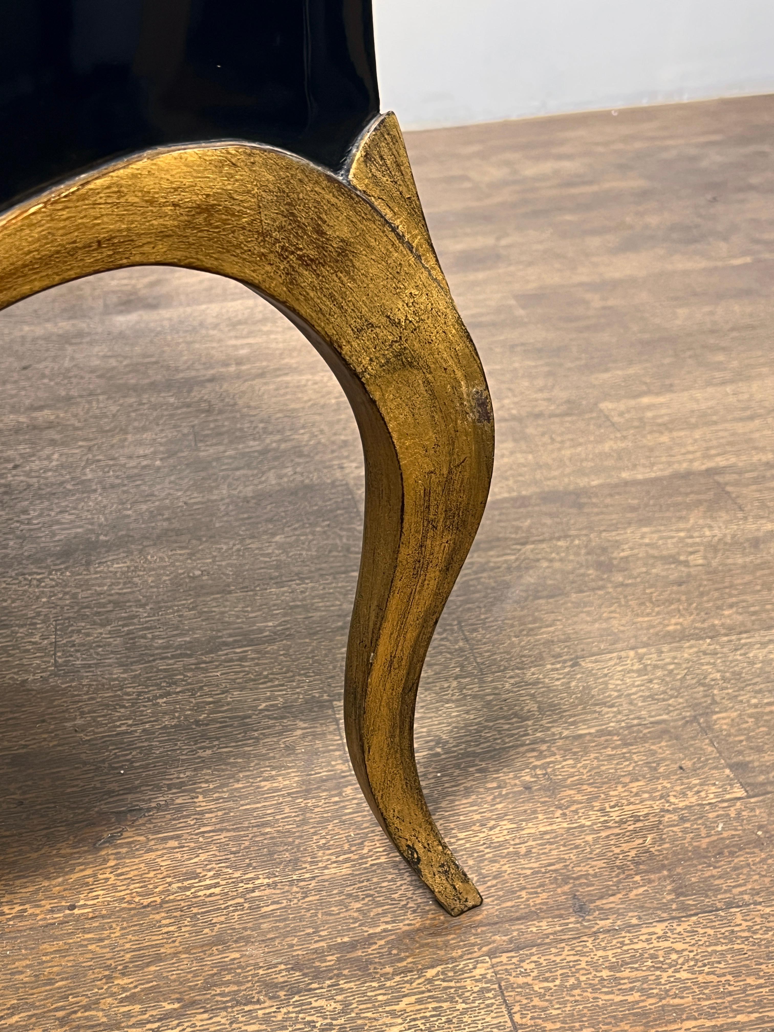 Christopher Guy Lacquered and Gilt Coffee 