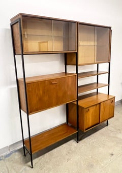 Mid-Century Ladderax Free Standing Teak Wall Unit by Robert Heal, C. 1960s