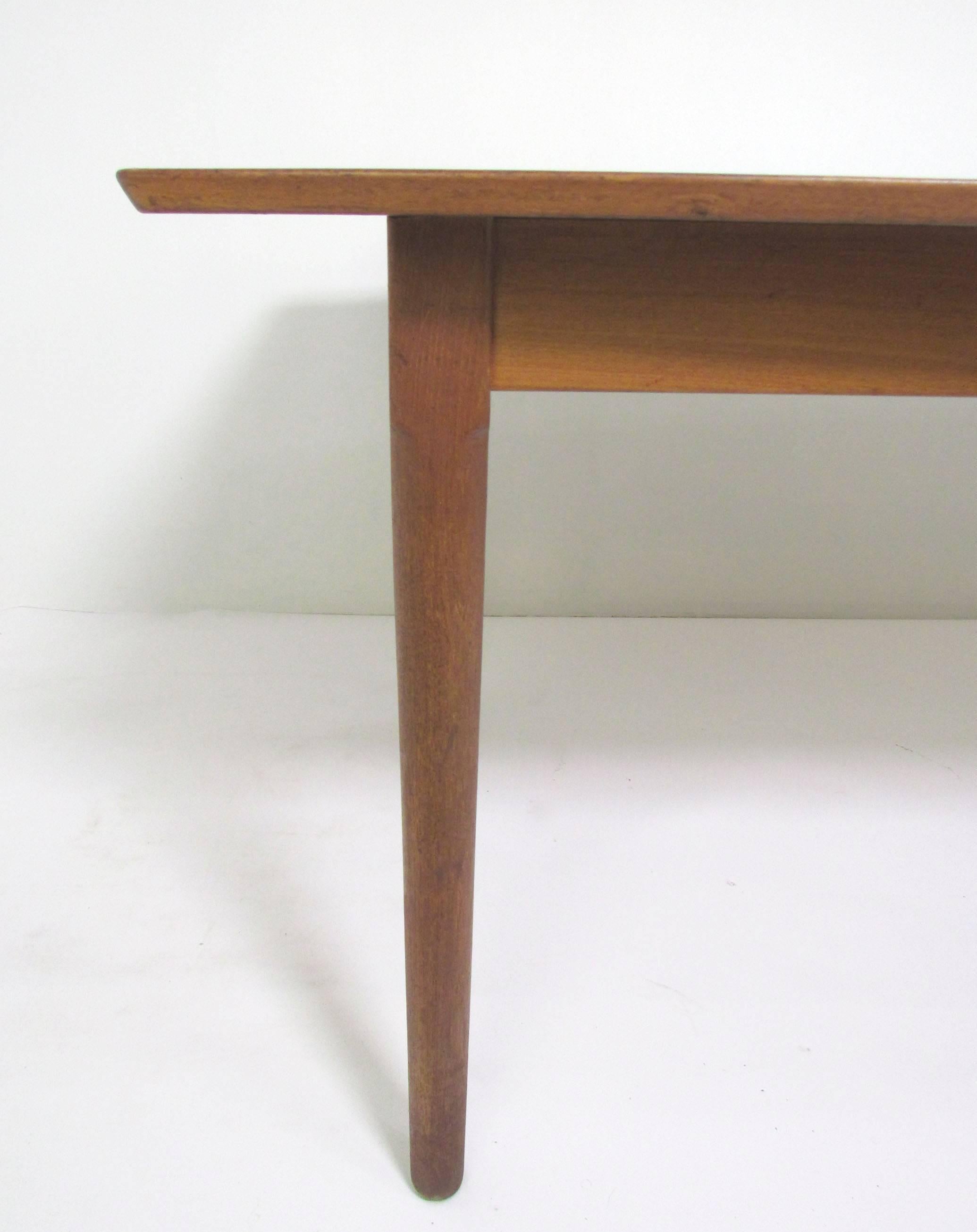 Danish Teak Expandable 11' Banquet Dining Table with Two Leaves by Falster 3