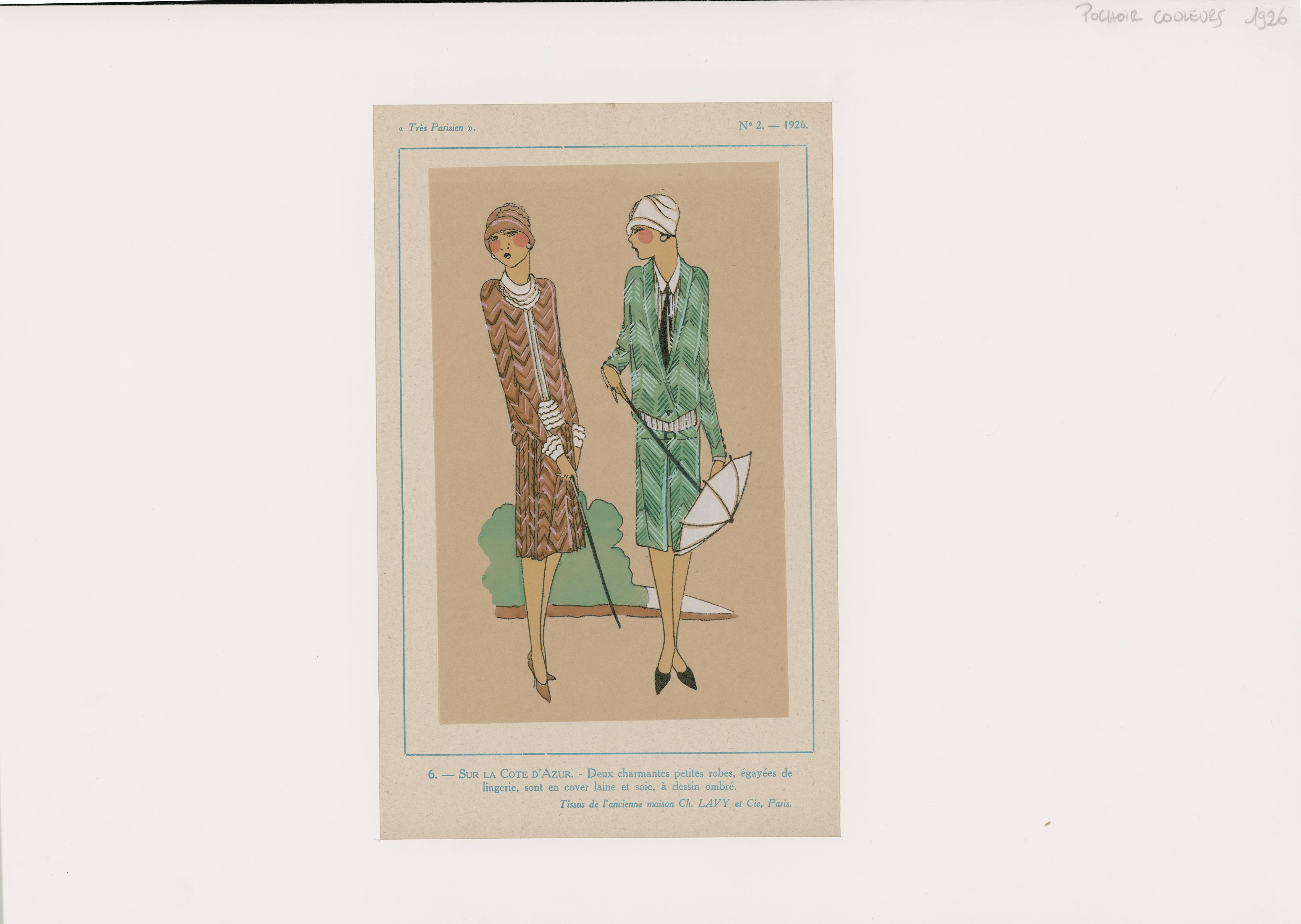 French Fashion Plates For Sale 1