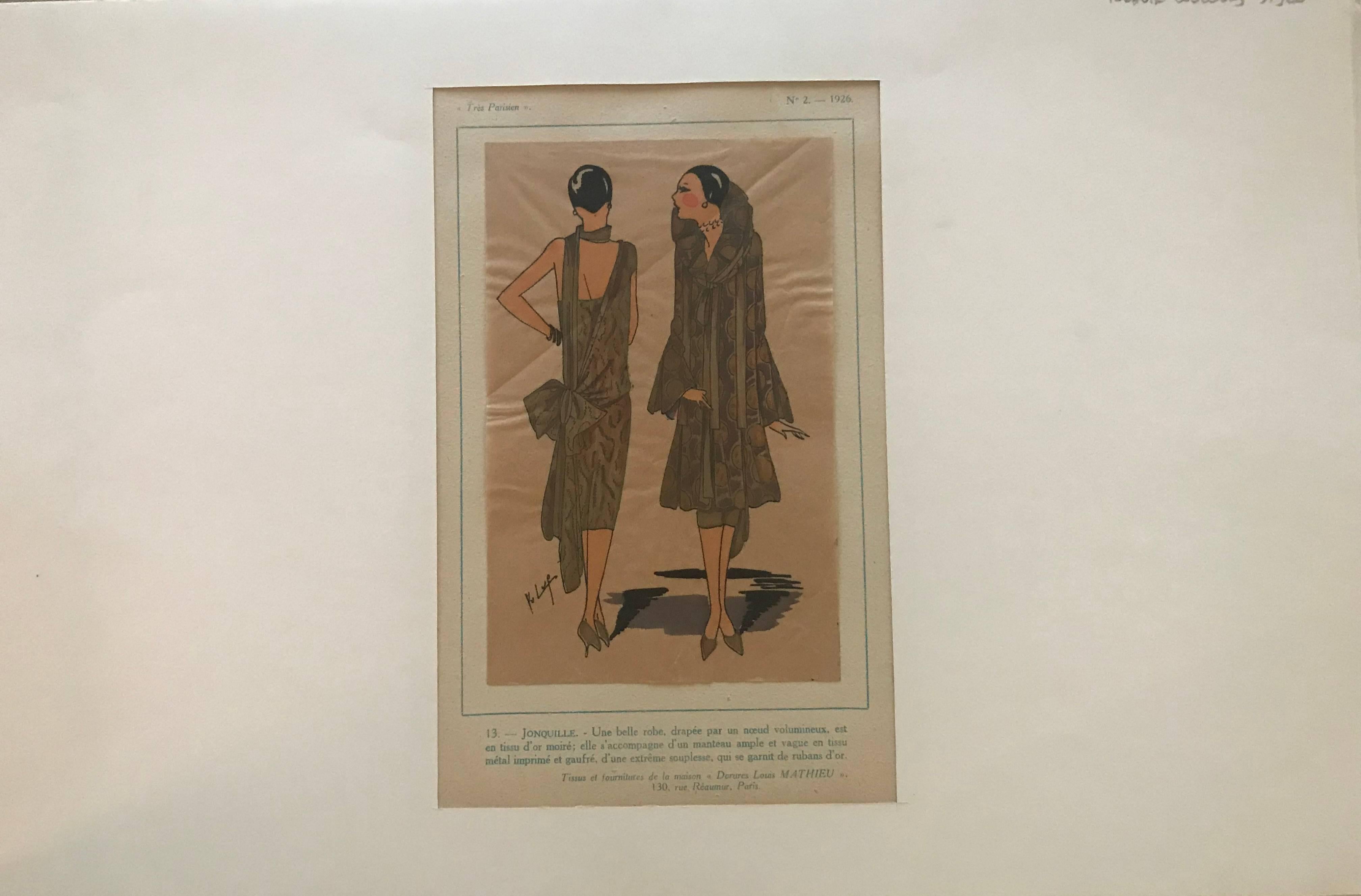 French Fashion Plates For Sale 3