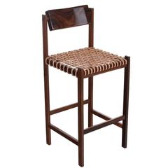 The Leather Cord Stool by Thomas Hayes Studio 6