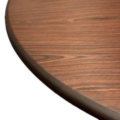 Sergio Rodrigues Brazilian Hardwood Round Dining Table