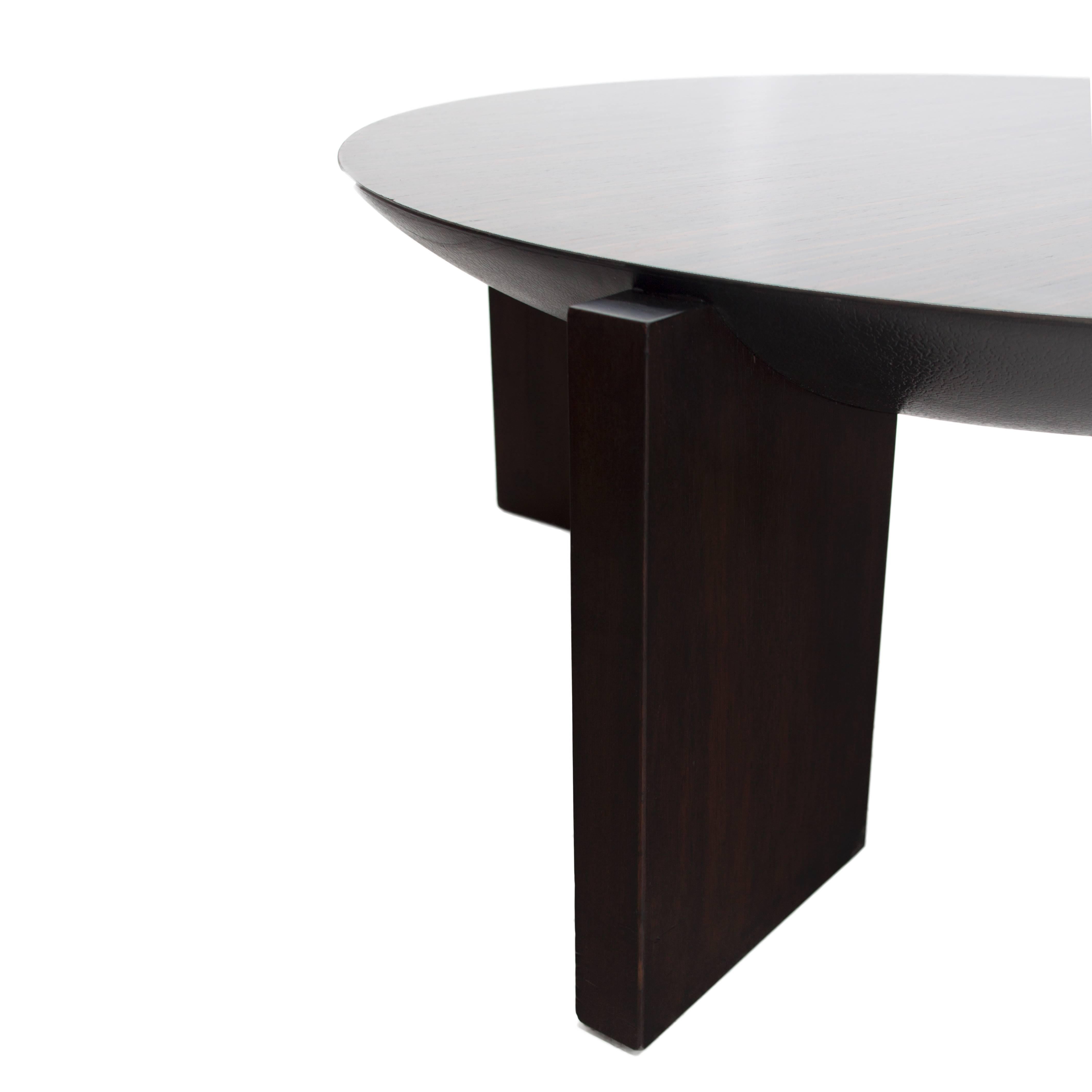 Wendell Castle Olympia Table with Macassar Ebony Top In Good Condition For Sale In Los Angeles, CA