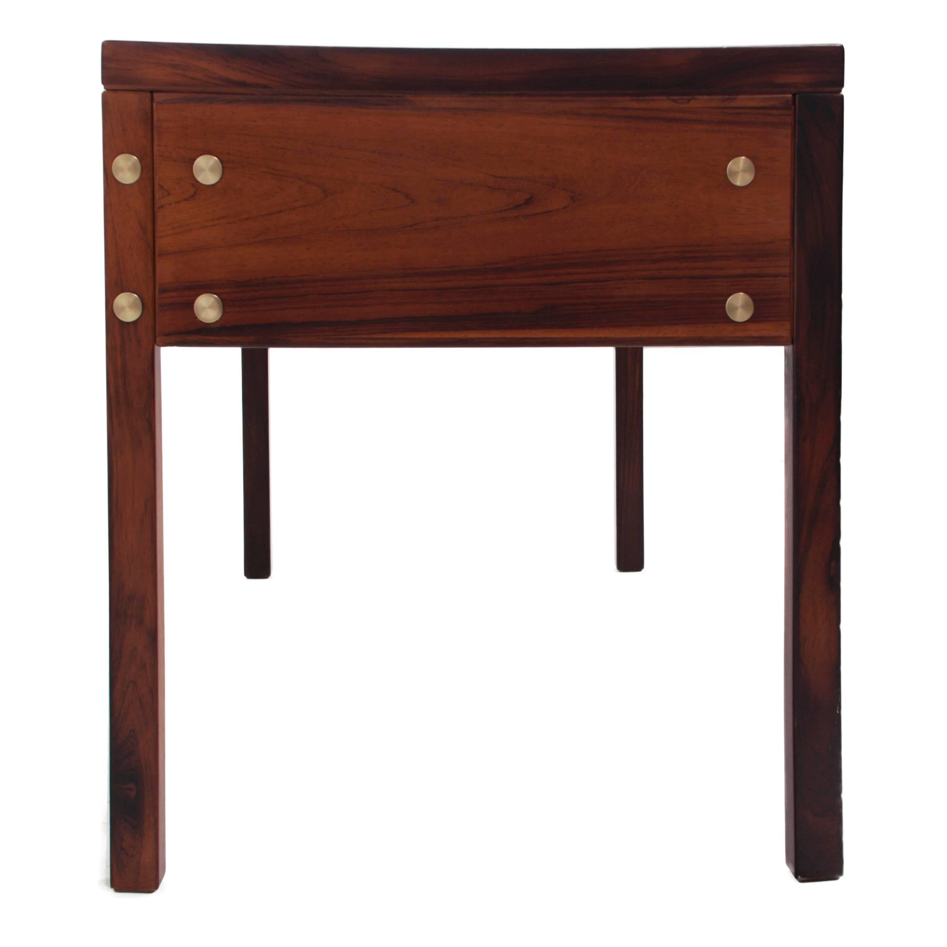 Mid-20th Century Solid Rosewood Desk by Sergio Rodrigues