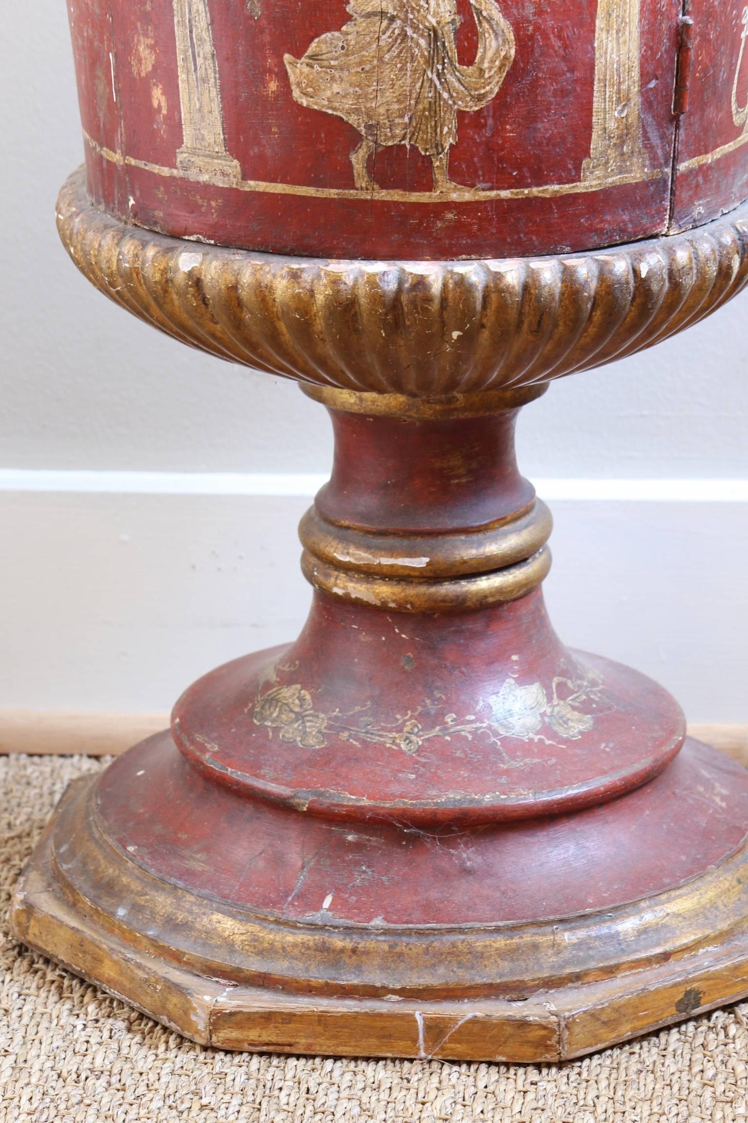 19th Century Italian Pedestal Side Table 3