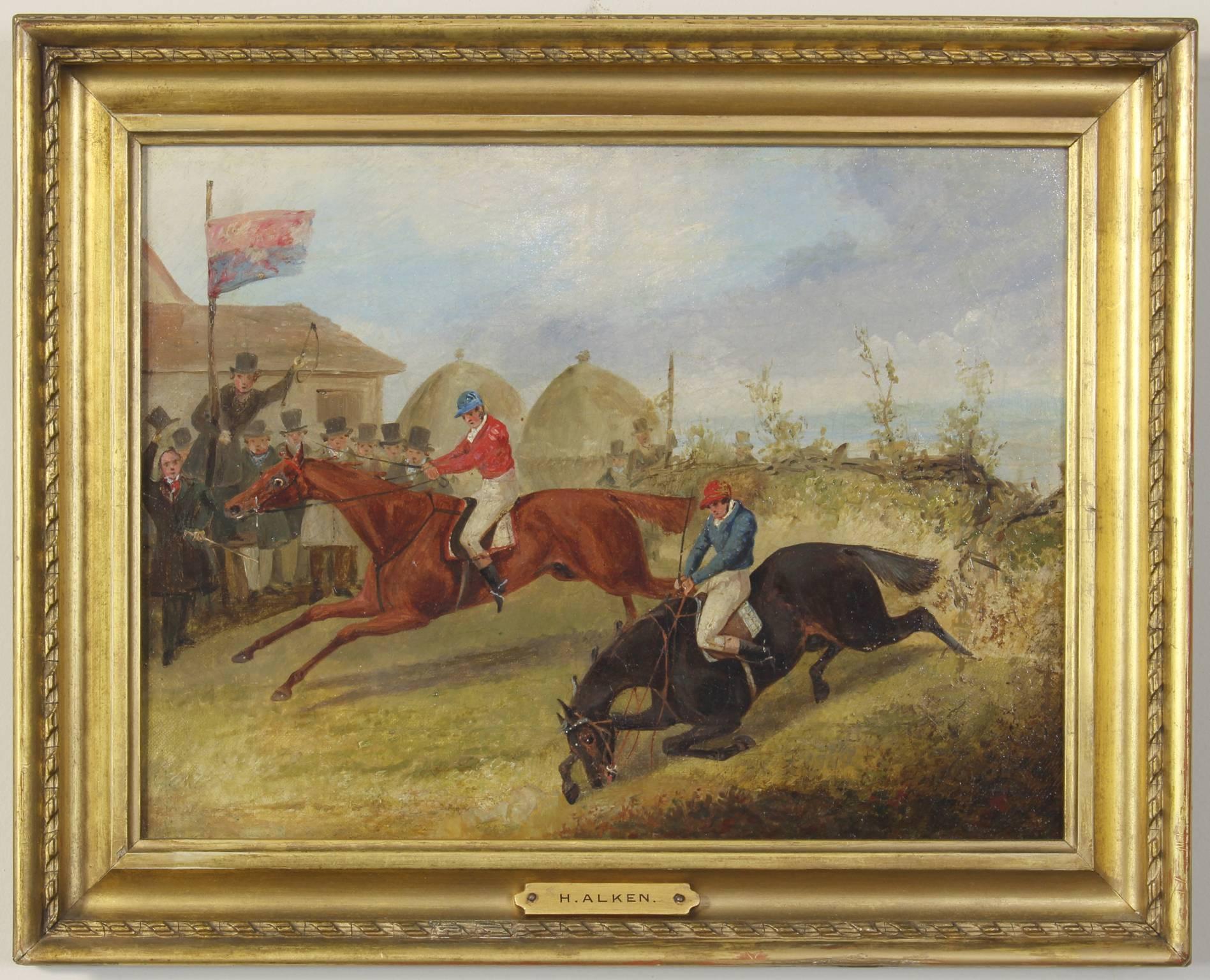 Sporting Art Pair of Early 19th Century English Sporting Paintings by Henry Alken
