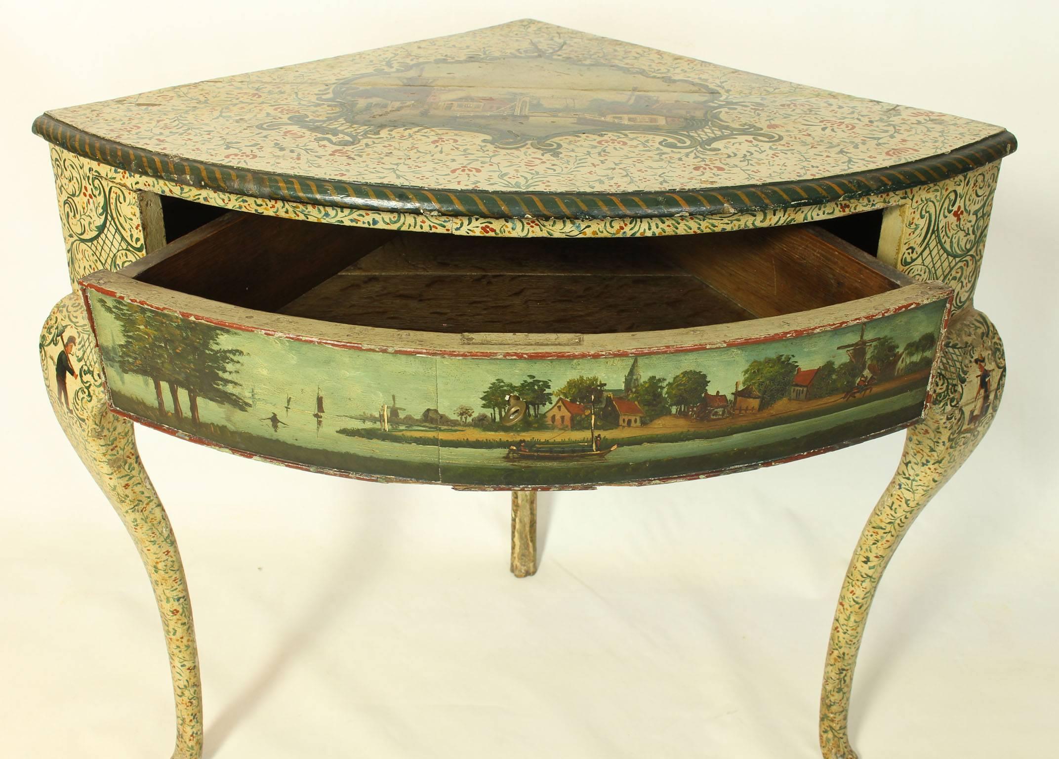 Early 19th Century French Corner Table 3