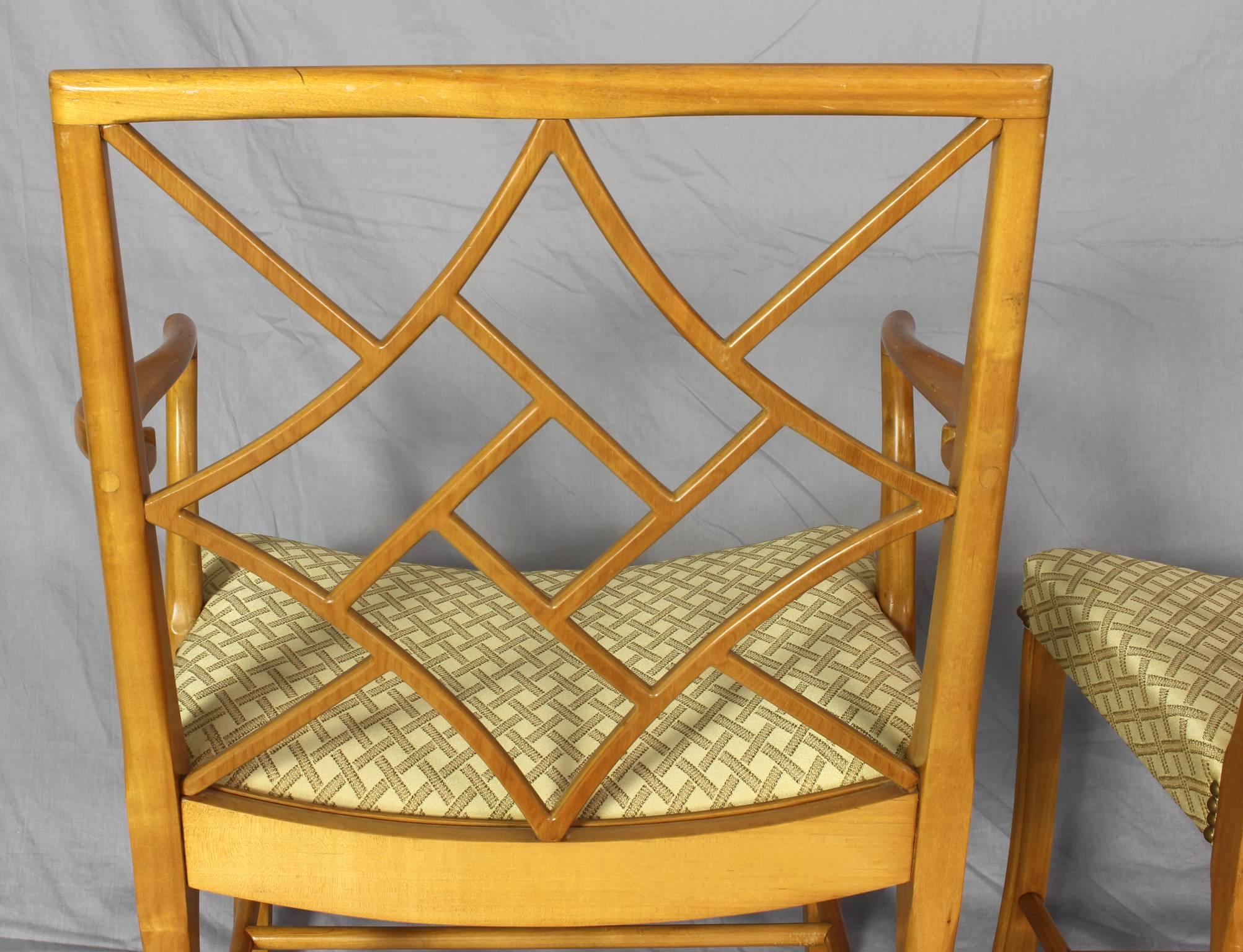 Set of Six Cockpen Dining Chairs In Excellent Condition In Kilmarnock, VA
