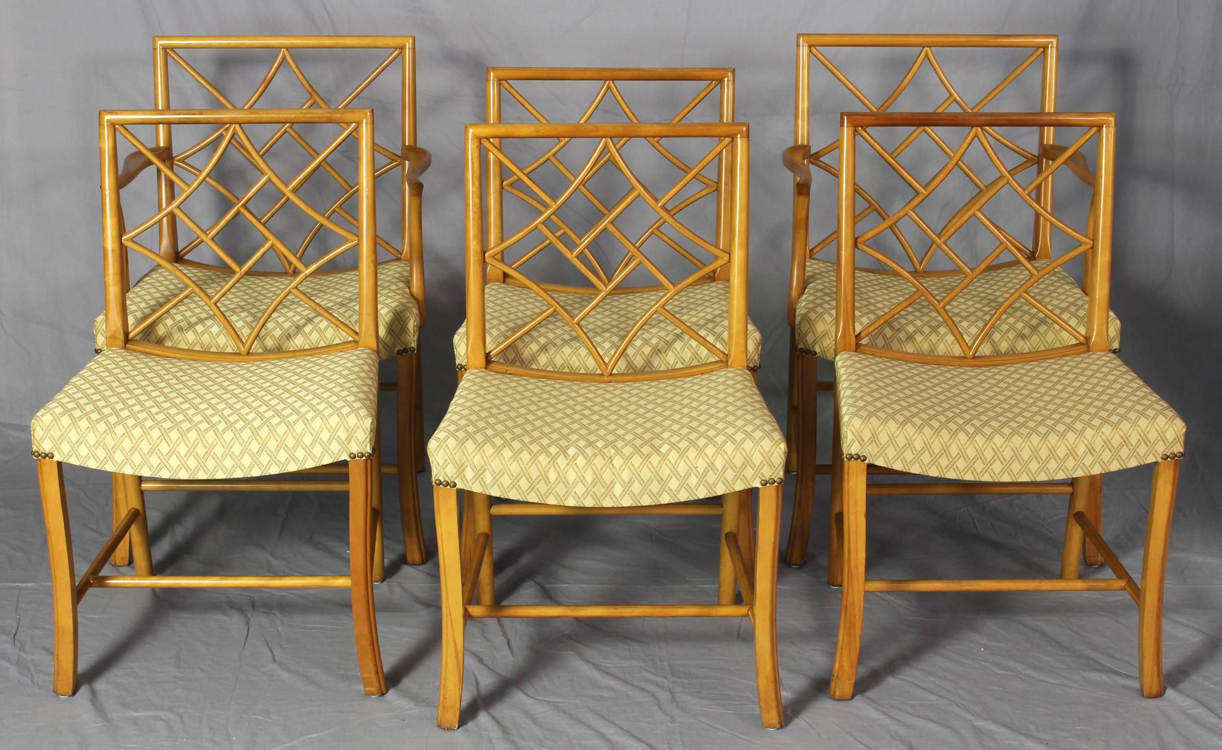 Mid-20th Century Set of Six Cockpen Dining Chairs
