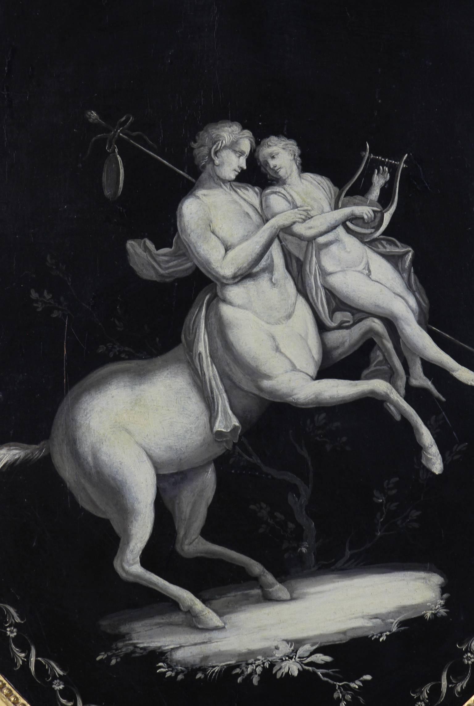 Early 19th Century French Grisaille Painting 1