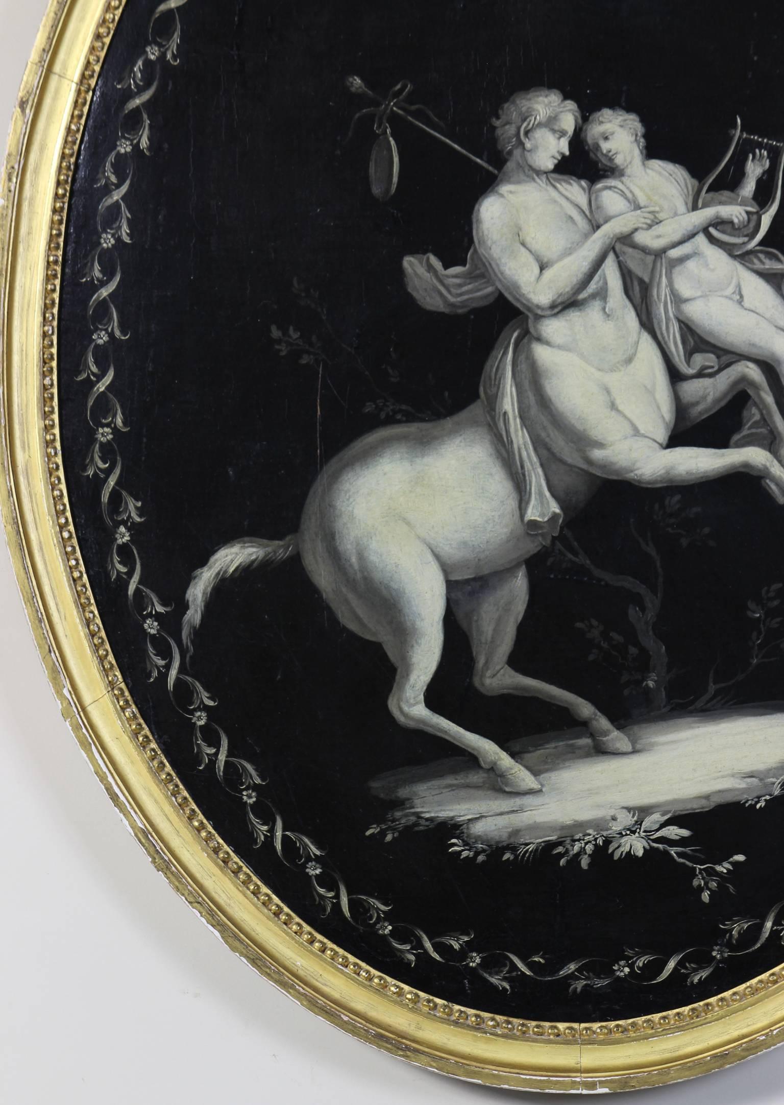 Neoclassical Early 19th Century French Grisaille Painting