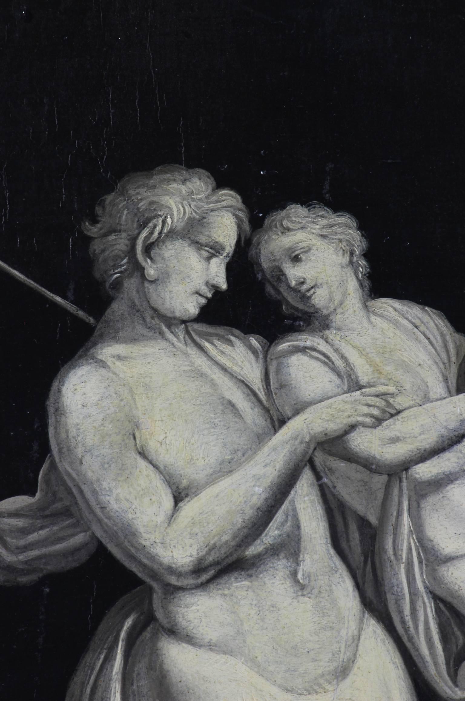 Early 19th Century French Grisaille Painting 2