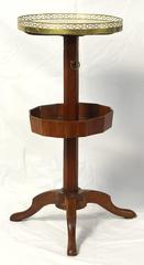 Early 19th Century French Marble-Topped Telescoping Gueridon